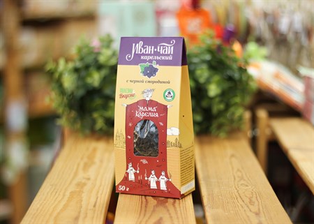 Иван-чай ™ "Мама Карелия" с ягодами черной смородины 50 гр. КАРТОН VM-00004923 - фото 7415