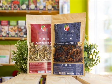 Чай фруктовый ™ "BRUSNIKA TEA" Черноплодная рябина 100 гр. VM-00006562 - фото 7439