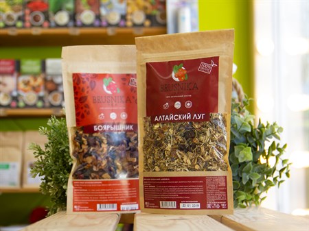 Чай цветочно-травяной ™ "BRUSNIKA TEA" Алтайский луг 100 гр. VM-00006567