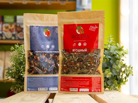 Чай ягодно-травяной ™ "BRUSNIKA TEA" Ягодный 100 гр. VM-00006569 - фото 7446