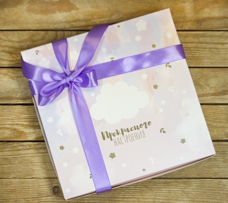 Коробка складная подарочная 25x25x4,5 см VM-00008002