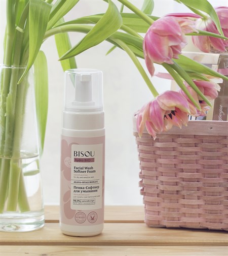 Пенка-софтнер для умывания ™ "BISOU hydro BIO" Увлажняющая для сухой и чувствительной кожи, 150 мл VM-00008106 - фото 8674