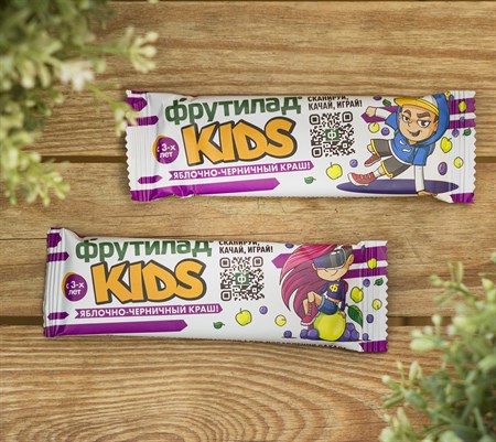 Фруктовый батончик ™ "Фрутилад KIDS" c черникой для детского питания, 25 гр VM-00008282 - фото 8897