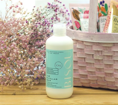Бальзам ™ "Bisou Bio-Professional" мицелярный 72 HR FRESH для всех типов волос, 285 мл VM-00009149 - фото 9316