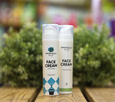 Крем для лица ™  SPONGILLA beauty  FACE CREAM with badaga neutro, 50 мл VM-00009023 - фото 9328