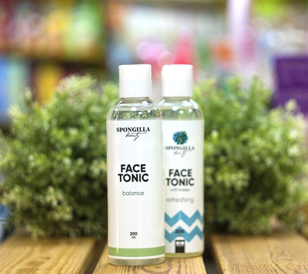Лосьон-тоник для лица ™  SPONGILLA beauty  FACE TONIC balance, 200 мл VM-00009031 - фото 9329