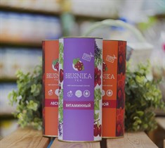 Чай плодово-ягодный ™ "BRUSNIKA TEA" Витаминный 150 гр. Туба