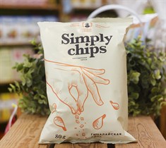Чипсы ™ "Simply chips" картофельные «Гималайская соль», 80 гр VM-00011145