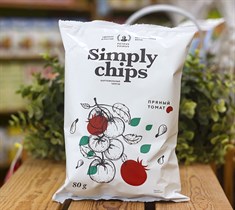 Чипсы ™ "Simply chips"  картофельные «Пряный томат», 80 гр