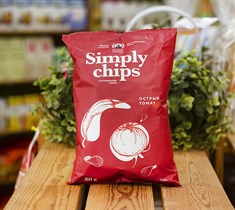 Чипсы ™ "Simply chips"  «Острый томат», 80 гр