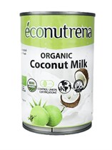 Кокосовое молоко ™ Econutrena органическое, 17%, 400мл, ж/б VM-00011300