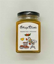 Медовый мусс ™  "Мусихин. Мир меда" Марь Яжь" с облепихой 300 г. VM-00011594