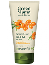 Крем для лица ™ "Green mama" питательный "Кедровый орех и облепиховое масло", 100 мл VM-00012040