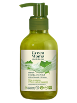 Крем-гель для интимной гигиены ™ "Green mama" "Мать-и-мачеха и масло чайного дерева", 300 мл VM-00012026