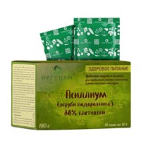 Отруби ™ "ОРГТИУМ" подорожника САШЕ, 180 гр. (18 шт. по 10 гр.) VM-00012162