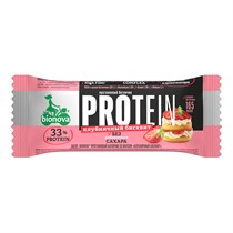Батончик ™ "Bionova" Protein клубничный бисквит, 50 гр VM-00012409