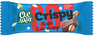 Батончик ™ "Ол Лайт" Crispy кофе и темный шоколад, 30 гр. VM-00012405