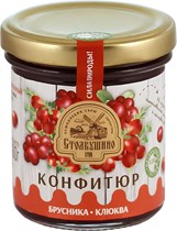 Конфитюр ™ "Столбушинское" БРУСНИКА-КЛЮКВА, 160 гр VM-00012975