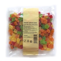 Ананас кубики микс 250г. VM-00000363
