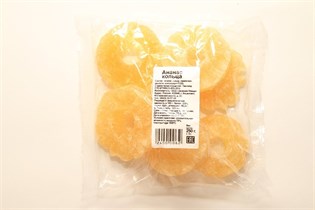 Ананас кольца сушеные 250г. VM-00000552