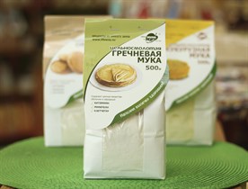 Мука ™  Образ жизни  из зеленой гречки 500 гр