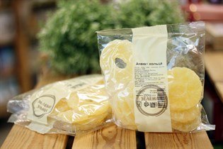 Ананас кольца  цукаты 250г. VM-00000361