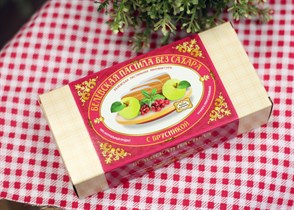 Пастила ™ "Белевская пастильная мануфактура" без сахара с брусникой 180 г. VM-00002265