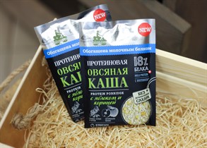 Каша ™  Bionova  протеиновая овсяная с яблоком и корицей, 40 гр.