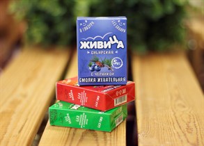 Смолка ™ "Алтайский нектар" "Живица Сибирская" в глазури без сахара с черникой, блистер №5 по 0,8 г. VM-00005055