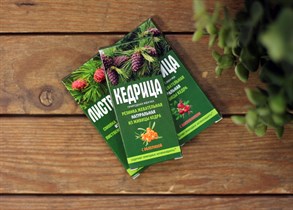 Смолка ™  Алтайский нектар  кедровая  Кедрица  с облепихой, блистер 0,8 гр. №4 VM-00005059
