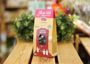Иван-чай ™ "Мама Карелия" с ягодами и листом малины 50 гр. КАРТОН VM-00004922