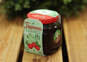 Варенье ™ "Мама Карелия" "Брусника карельская с сосновой почкой" 250 гр.