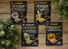 Каша заварная овсяная™  Компас Здоровья  с кэробом и псиллиумом 27 гр.