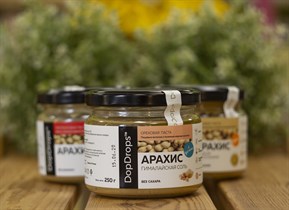 Паста ореховая ™ "Dop Drops"АРАХИС Гималайская соль без сахара 250 гр VM-00007143