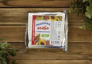 Халва ™ "Компас Здоровья" льняная с подсолнечником 250гр VM-00006946