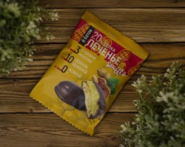 Печенье протеиновое ™ "Ё батон"  20 % белка со вкусом АРАХИСОМ с белковым суфле в глазури 50 гр VM-00007279