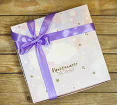 Коробка складная подарочная 25x25x4,5 см VM-00008002