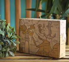 Коробка складная крафтовая 21x15x5 см VM-00008695