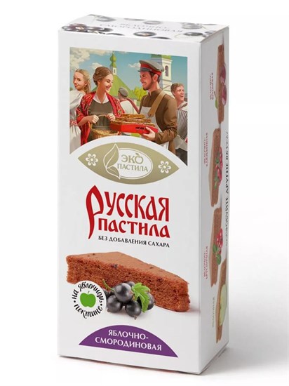 Пастила ™ "Экопастила" Русская Яблочно-смородиновая, 45 гр VM-00013492