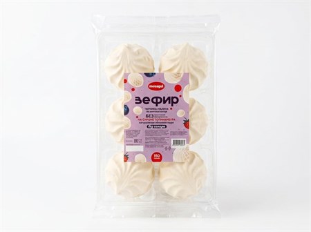 Зефир ™ "meangel" Черника-малина в белом шоколаде без сахара , 150 гр УП-00000265
