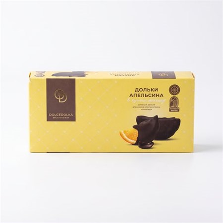 Дольки апельсина ™ "DOLCEDOLKA" в горьком шоколаде, 150 гр. VM-00013134