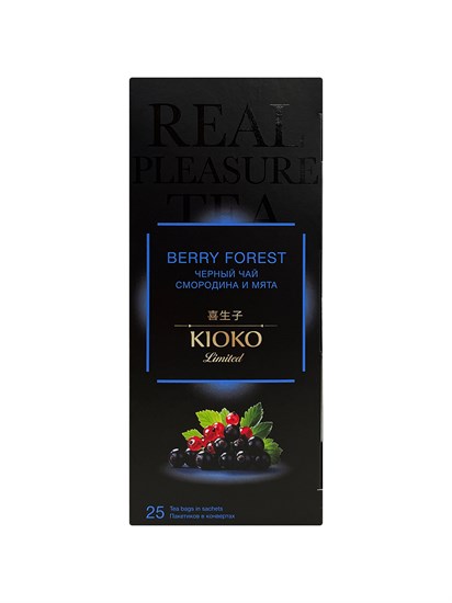Чай ™ "KIOKO"  Черный с ягодами Limited Berry Forest (Ягодный лес), 25*2.2г УП-00000462