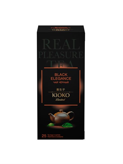 Чай ™ "KIOKO"  Черный Limited Black Elegance (Элегантный черный) , 25*2г УП-00000460