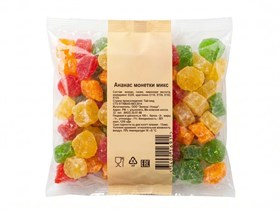 Ананас монетки микс 250г. УП-00000169